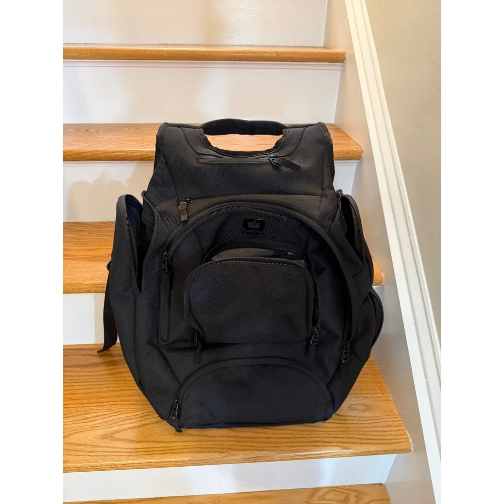 OGIO Black Multi-Compartment Laptop Backpack Back to School Gym Travel unisex